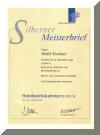 Silberner Meisterbrief Detlef Teschner, 25 Jahre Jubiläum